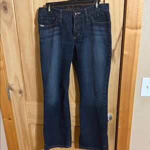 Cruel Girl Relaxed Dark Blue Button Fly Denim Jeans